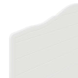 Headboard with Headboard White 90 cm Engineered wood - Close-Up Angle
