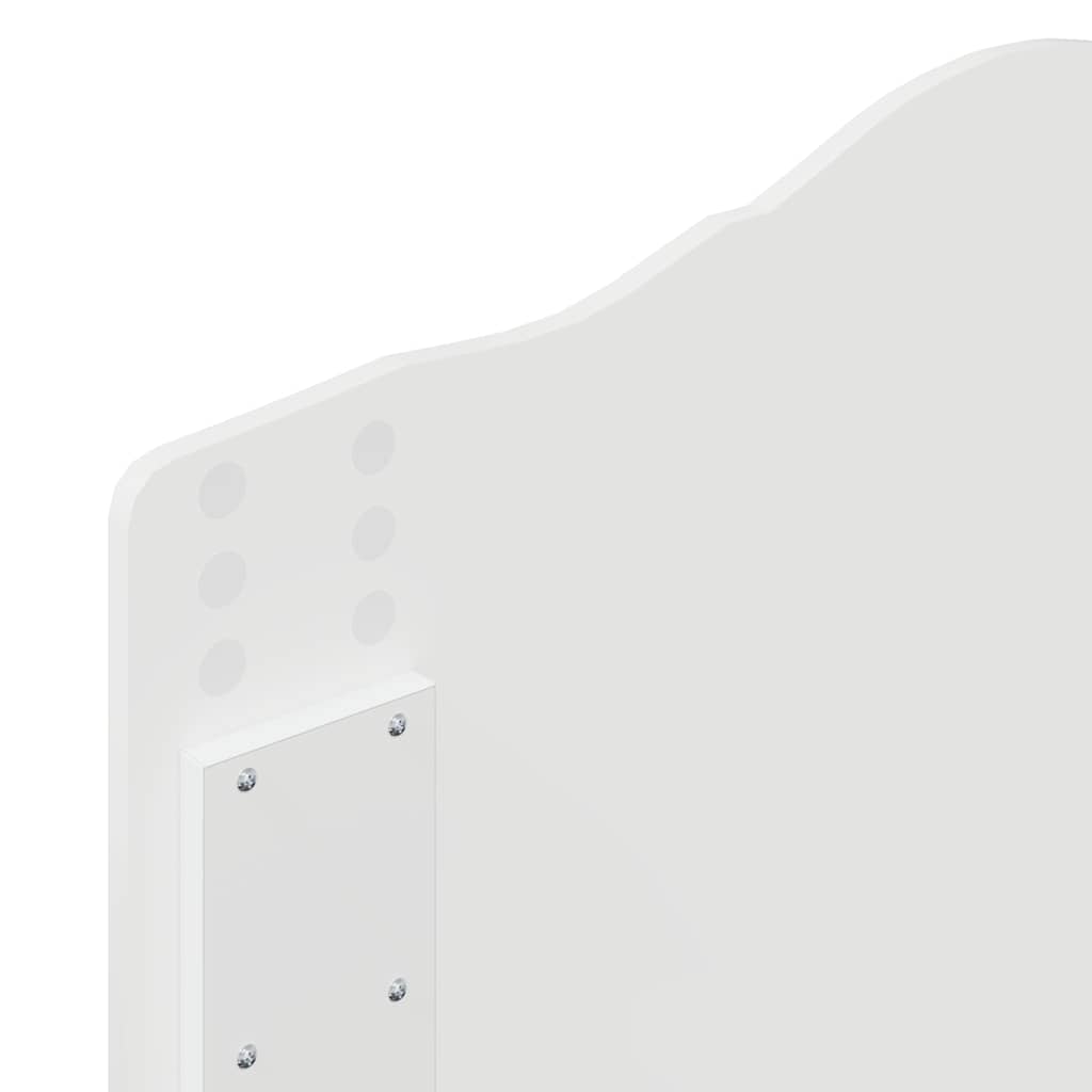 Headboard with Headboard White 90 cm Engineered wood
