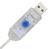 Reindeer Family 3 pcs Cold white 68 x 26 x 127 cm Fabric - Rear View