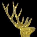 Reindeer Family 3 pcs Warm white 68 x 26 x 127 cm Fabric - Close-Up Angle