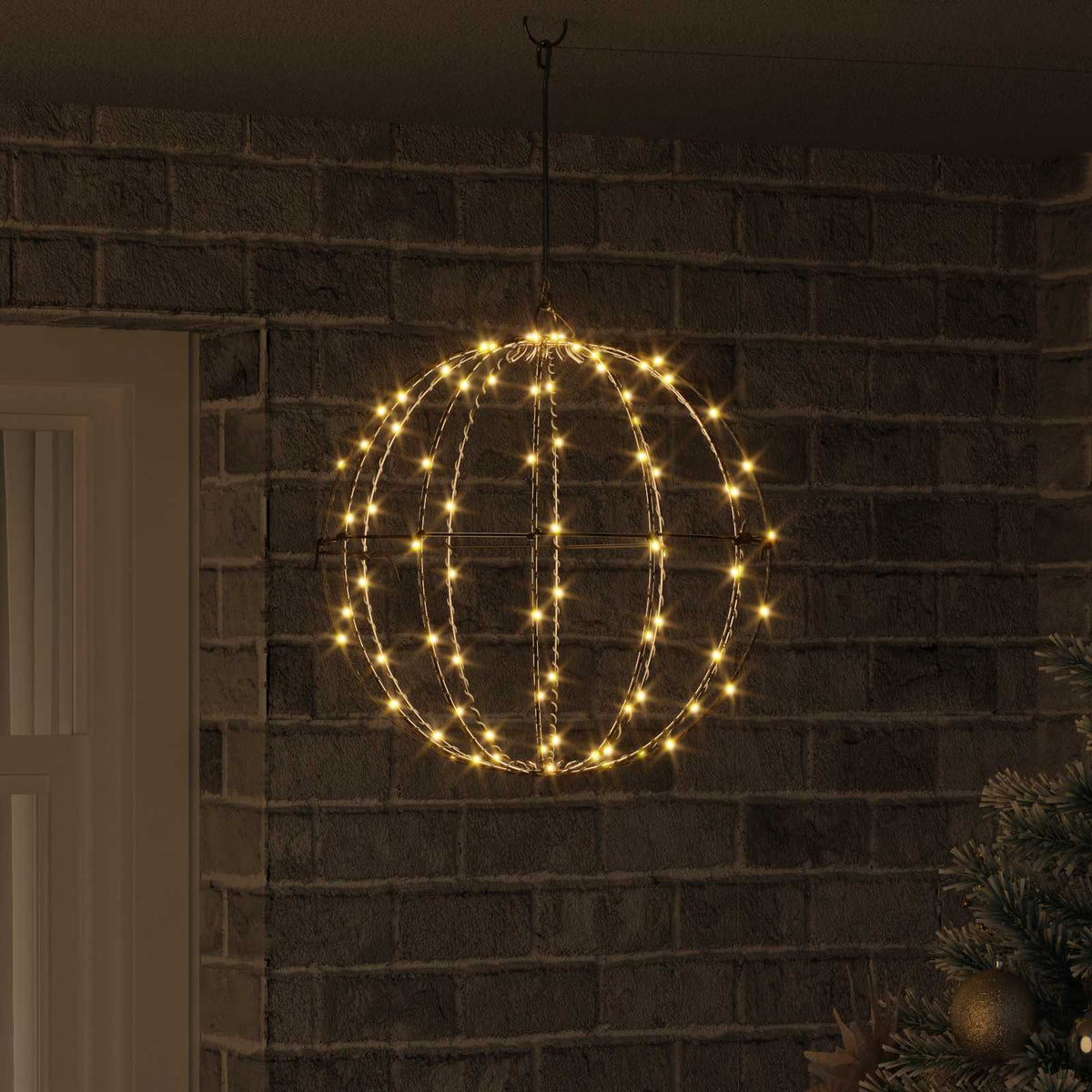 Ball Warm white 40 x 40 x 42 cm Metal 120 LEDs