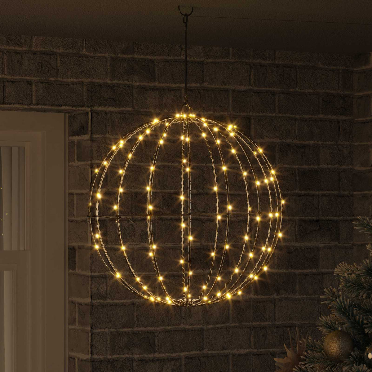 Ball Warm white 50 x 50 x 52 cm Metal 160 LEDs