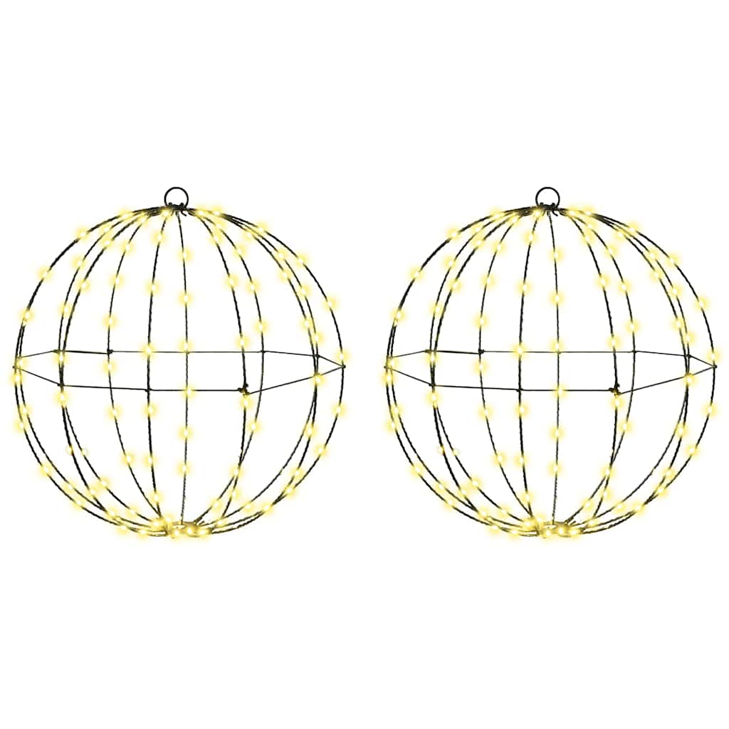 Ball 2 pcs Warm white 40 x 40 x 42 cm Metal 192 LEDs