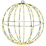 Ball 2 pcs Warm white 40 x 40 x 42 cm Metal 192 LEDs - Top-Down View