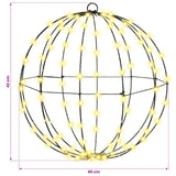 Ball 2 pcs Warm white 40 x 40 x 42 cm Metal 192 LEDs - Extra Image