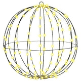 Ball 2 pcs Warm white 50 x 50 x 52 cm Metal 320 LEDs - Top-Down View