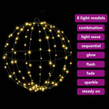Ball 2 pcs Warm white 50 x 50 x 52 cm Metal 320 LEDs - Extra Image