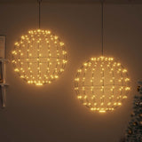 Ball 2 pcs Warm white 60 x 60 x 62 cm Metal 384 LEDs