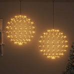Christmas Finial Light 2 pcs 384 LEDs Warm White