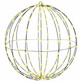 Ball 2 pcs Warm white 60 x 60 x 62 cm Metal 384 LEDs - Top-Down View