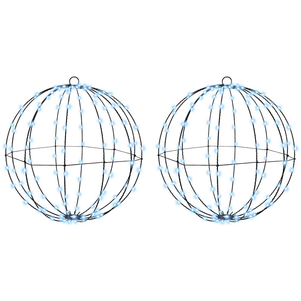 Ball 2 pcs Cold white 40 x 40 x 42 cm Metal 192 LEDs
