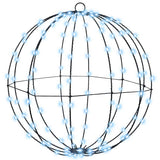Ball 2 pcs Cold white 40 x 40 x 42 cm Metal 192 LEDs - Top-Down View