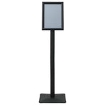 Pedestal Poster Stand A4 Cast Iron Black