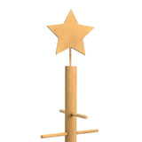 Wooden Christmas Tree with Stand Brown 75 cm Bamboo