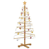 Wooden Christmas Tree Brown 125 cm Bamboo