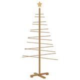 Wooden Christmas Tree with Stand Brown 150 cm Bamboo