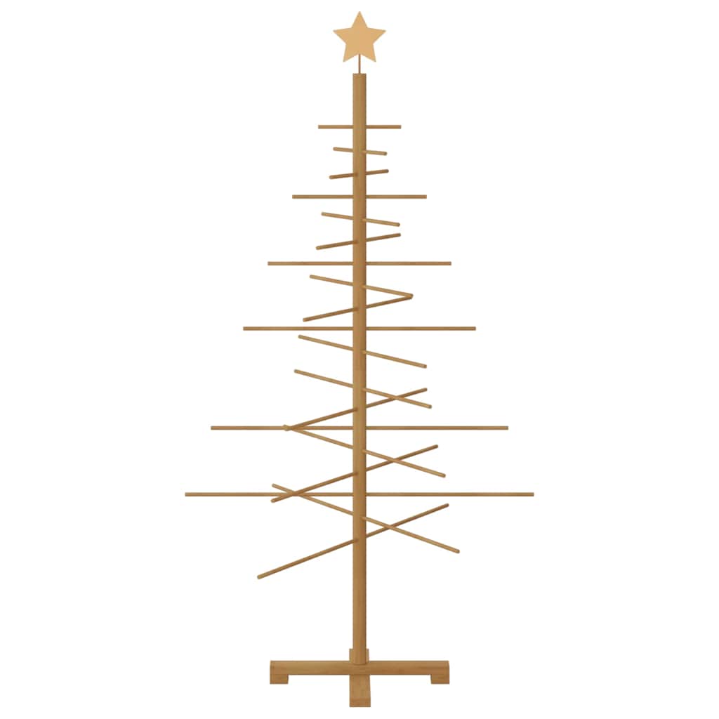 Wooden Christmas Tree with Stand Brown 150 cm Bamboo