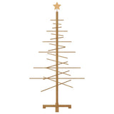 Wooden Christmas Tree with Stand Brown 150 cm Bamboo