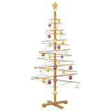 Wooden Christmas Tree with Stand Brown 150 cm Bamboo