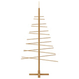 Wooden Christmas Tree with Stand Brown 150 cm Bamboo - Rear View