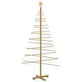 Wooden Christmas Tree with Stand Brown 180 cm Bamboo