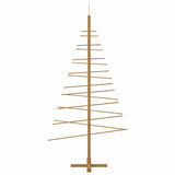 Wooden Christmas Tree with Stand Brown 180 cm Bamboo - Rear View