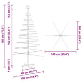 Wooden Christmas Tree with Stand Brown 180 cm Bamboo - Extra Image