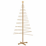 Wooden Christmas Tree with Stand Brown 210 cm Bamboo