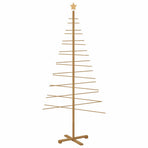 Wooden Christmas Tree Brown 210 cm Bamboo