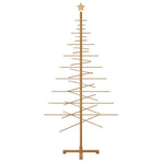 Wooden Christmas Tree Brown 210 cm Bamboo