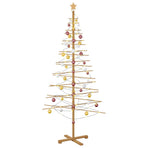 Wooden Christmas Tree Brown 210 cm Bamboo