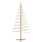 Wooden Christmas Tree Brown 210 cm Bamboo
