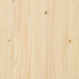 Wooden Christmas Tree with Stand Natural 150 cm Solid pine wood
