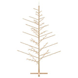 Wooden Christmas Tree with Stand Natural 210 cm Solid pine wood