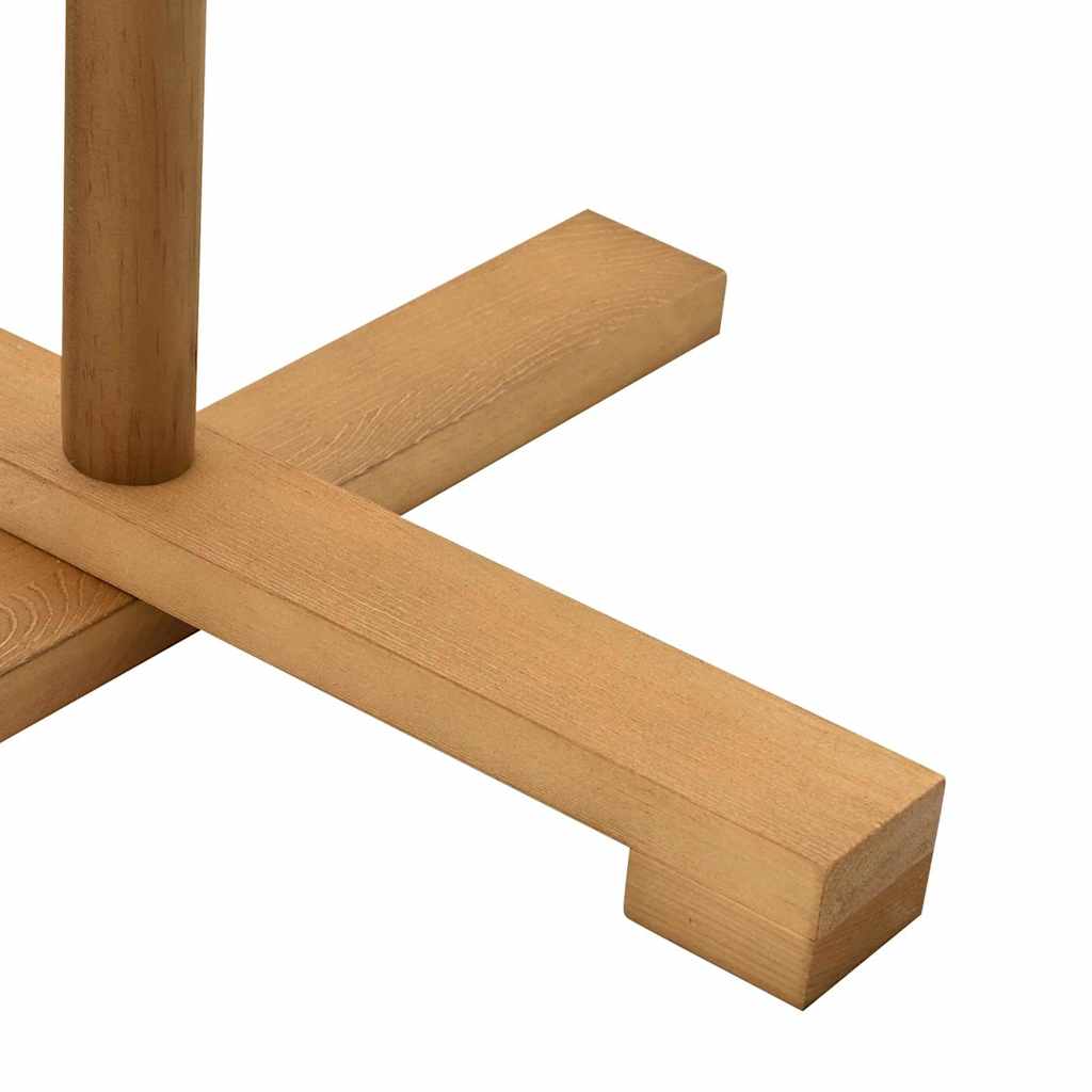 Wooden Christmas Tree with Stand Brown 75 cm Solid pine wood