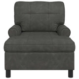 Lounge Chair with Cushion Black 91 x 157 x 91 cm Faux Leather - Top-Down View