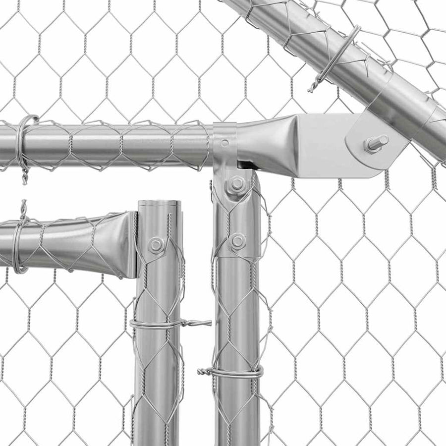 Chicken Cage Silver 170 x 100 x 177 cm Galvanised Steel