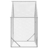 Chicken Cage Silver 170 x 100 x 177 cm Galvanised Steel - 45-Degree Angle