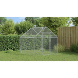 Chicken Cage Silver 200 x 170 x 177 cm Galvanised Steel
