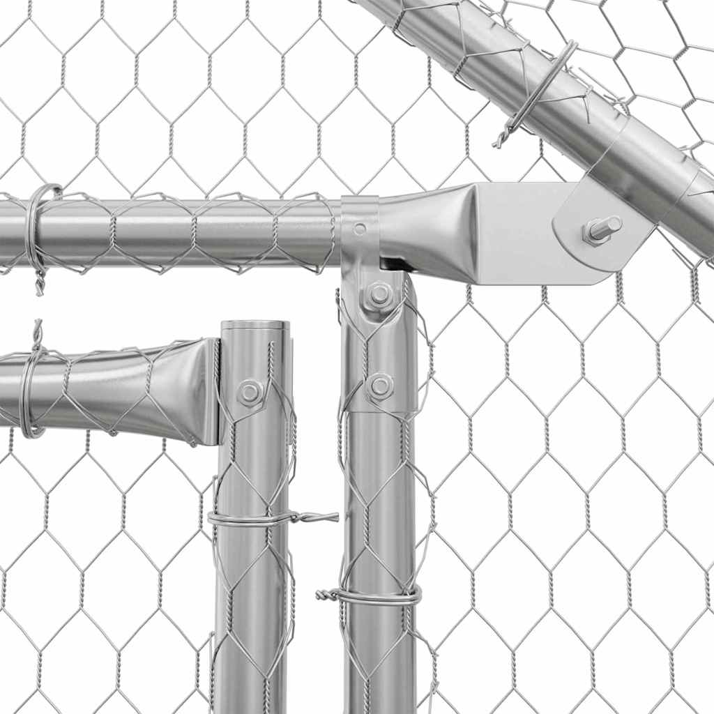 Chicken Cage Silver 400 x 170 x 177 cm Galvanised Steel