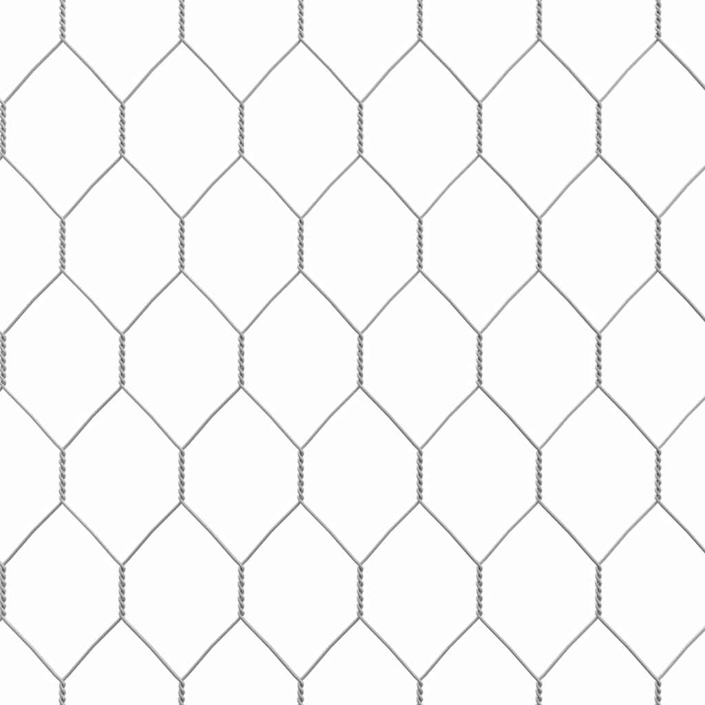 Chicken Cage Silver 400x170x177cm Galvanised Steel