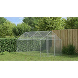Chicken Cage Silver 400 x 170 x 177 cm Galvanised Steel - Extra Image