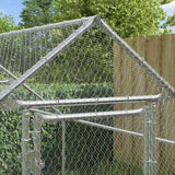Chicken Cage Silver 400 x 170 x 177 cm Galvanised Steel