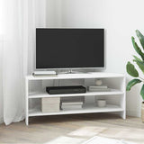 CornerTVCabinet 100 x 40.5 x 45 cm White Engineered Wood