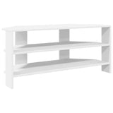 CornerTVCabinet 100 x 40.5 x 45 cm White Engineered Wood - Front View