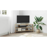 CornerTVCabinet Sonoma Oak 102x40,5x45cm Engineered Wood - Low Angle