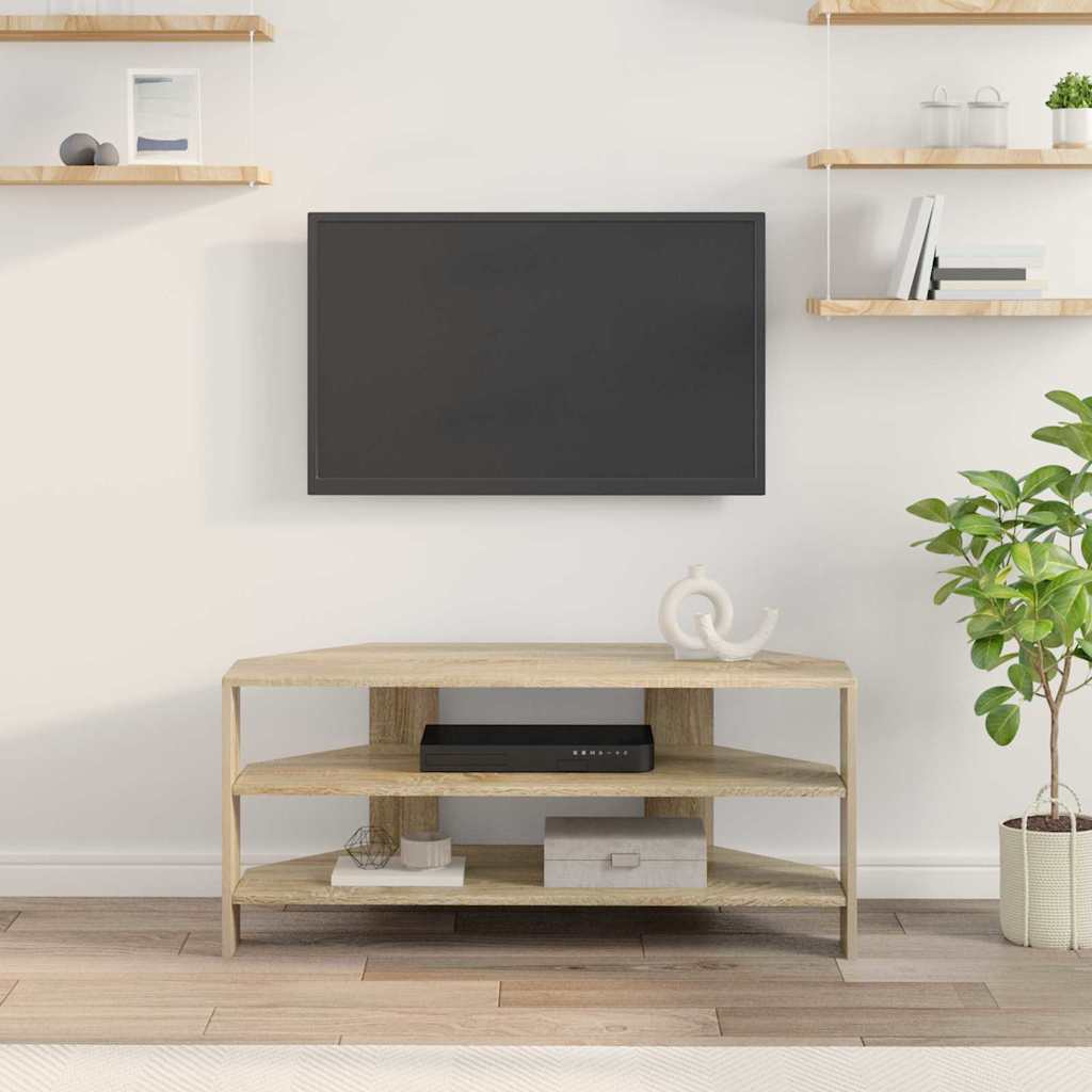 CornerTVCabinet 100 x 40.5 x 45 cm Sonoma Oak Engineered Wood