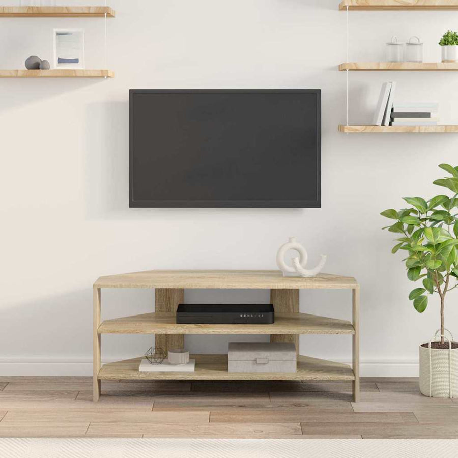 CornerTVCabinet 100 x 40.5 x 45 cm Sonoma Oak Engineered Wood