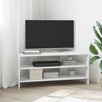 CornerTVCabinet 100 x 40.5 x 45 cm High gloss White