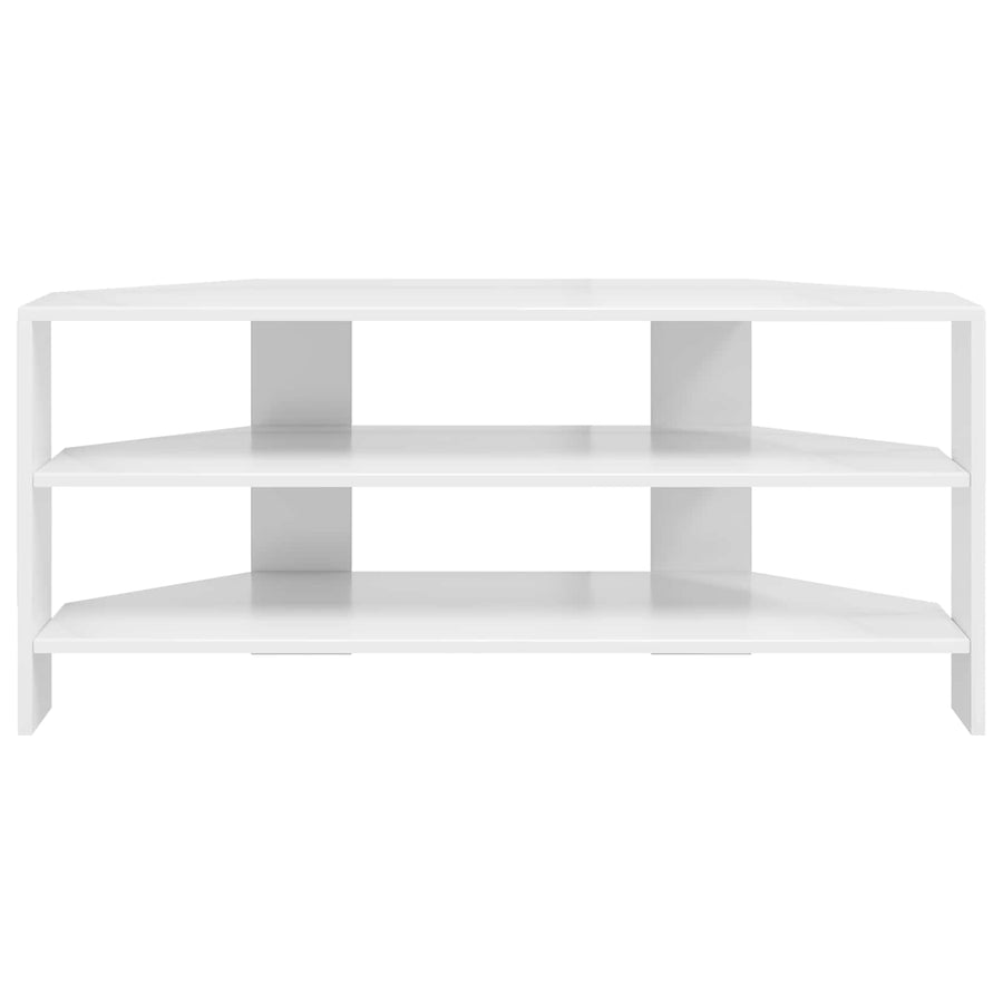 CornerTVCabinet 100 x 40.5 x 45 cm High gloss White